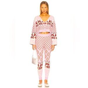 Free People x Intimately Snow Bunny Set In Candy Combo Women’s Size Medium